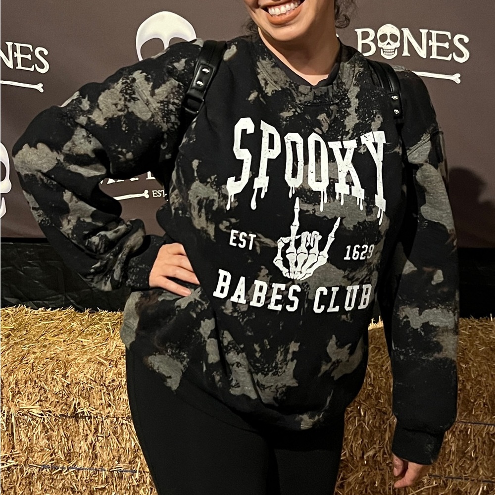 Spooky Babes Club Graphic Sweatshirt by Crypt & Coffins